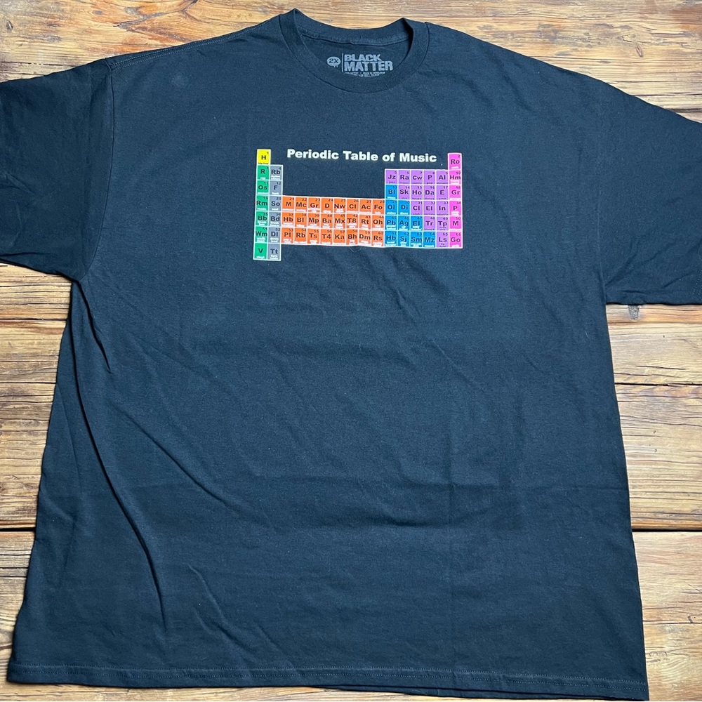 Periodic Table Of Music Tee Shirt